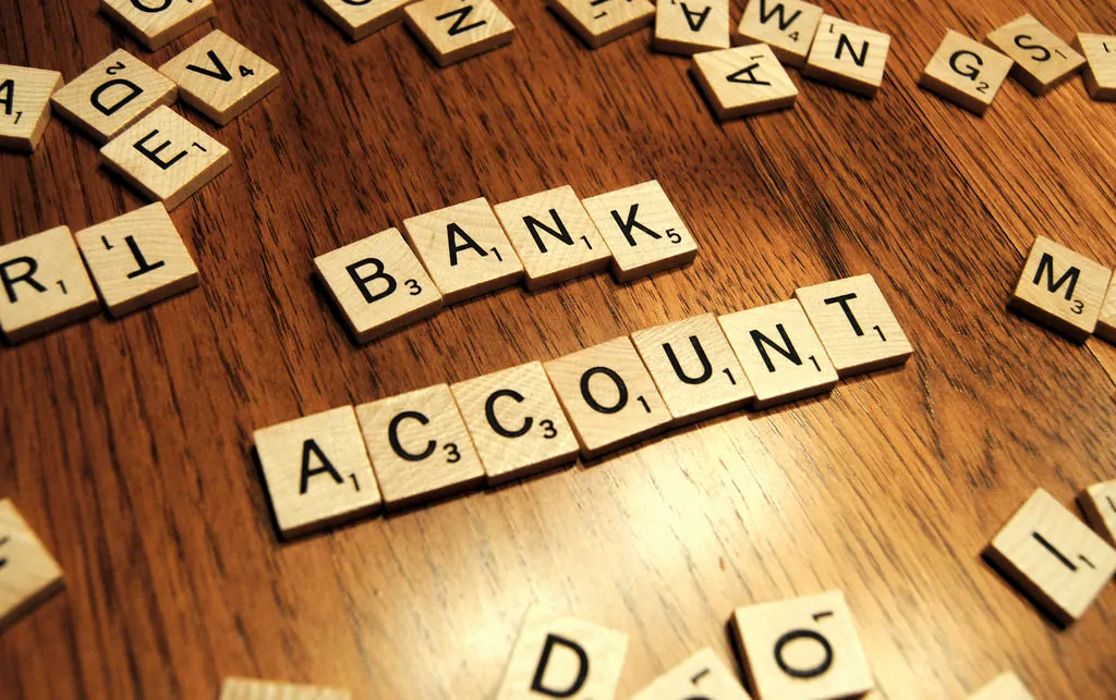 'Bank account' symbolizing business bank account as an non UK resident