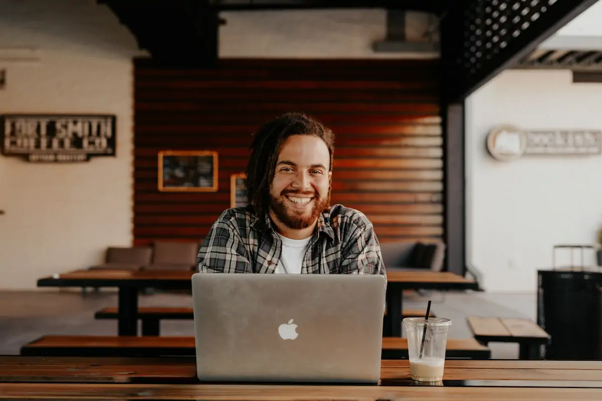 A man learning about corporate finance for SMEs