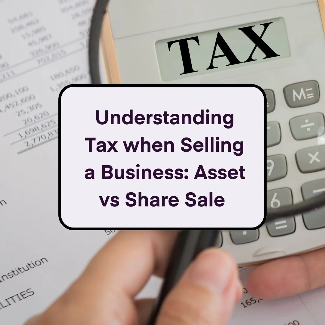 Tax Advice on Selling a Business